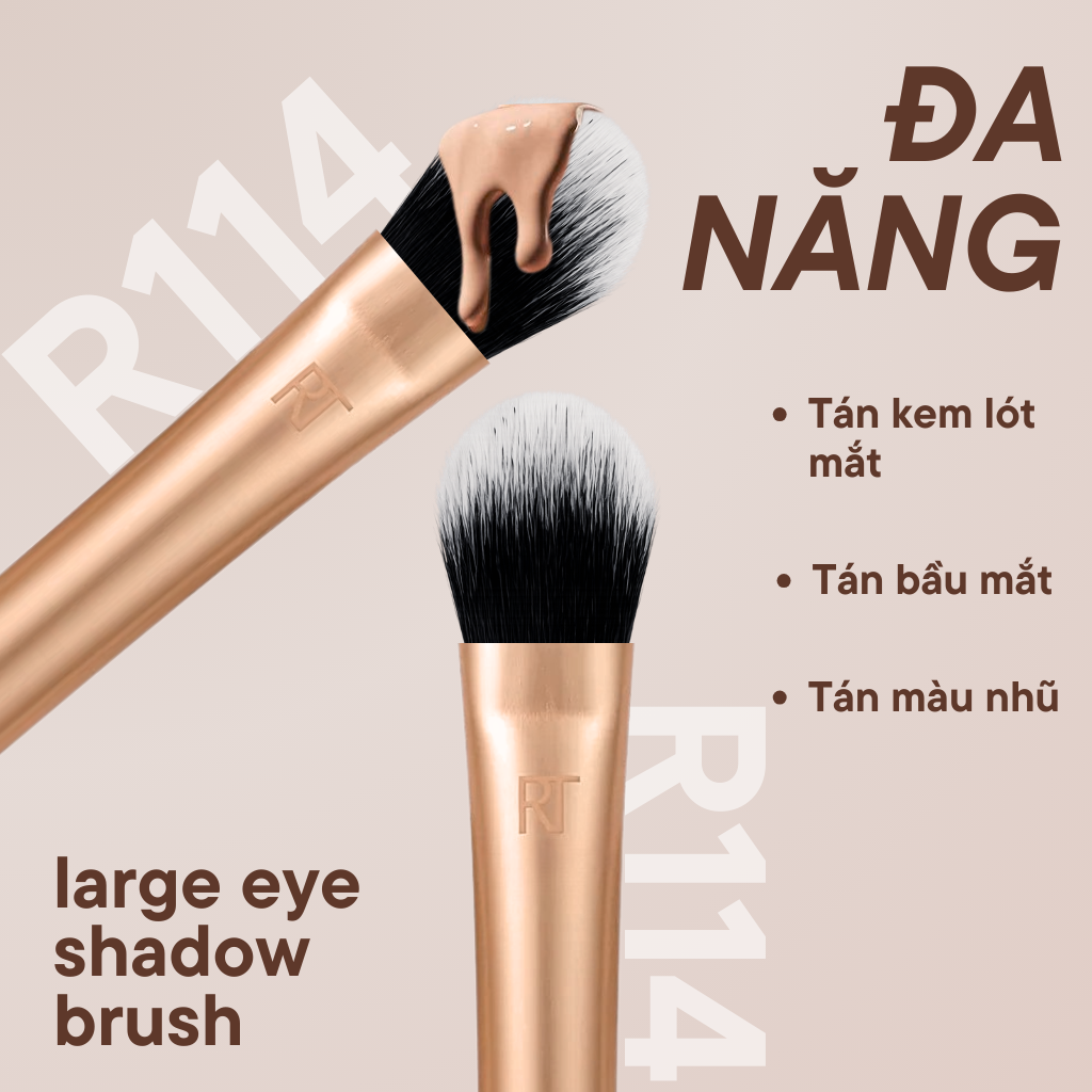 Cọ Tán Mắt Cỡ Lớn RT Real Techniques Large Eye Shadow Brush R114